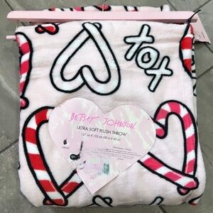 Betty Johnson Candy Cane Blanket